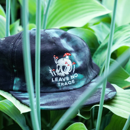 Leave No Trace Shibori Strapback | Green/Black