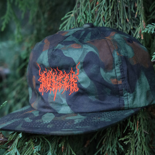 Heavy Metal DryTek Waxed Canvas Strapback | Kelp Camo