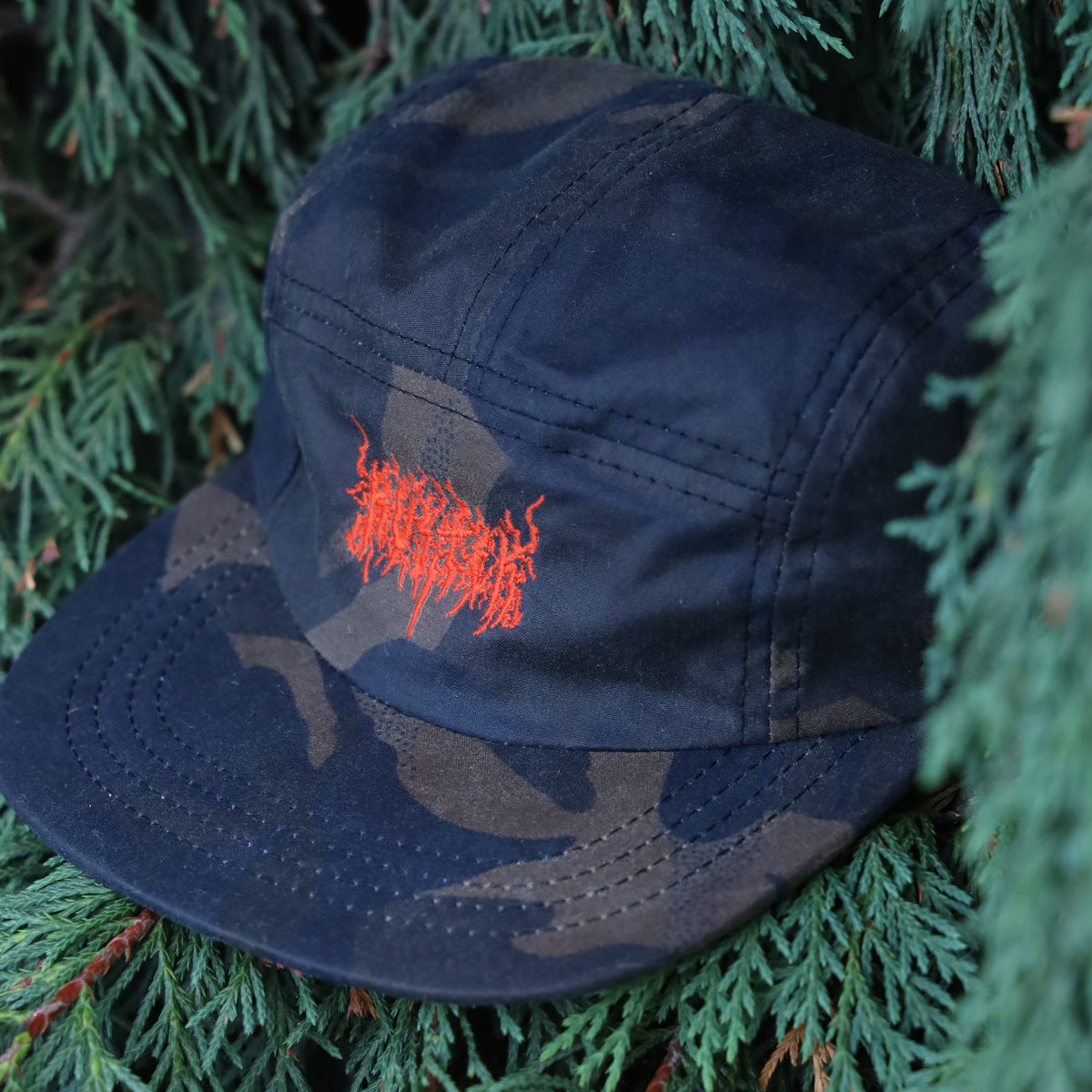 Heavy Metal DryTek Waxed Canvas Camp Cap | Bark Camo