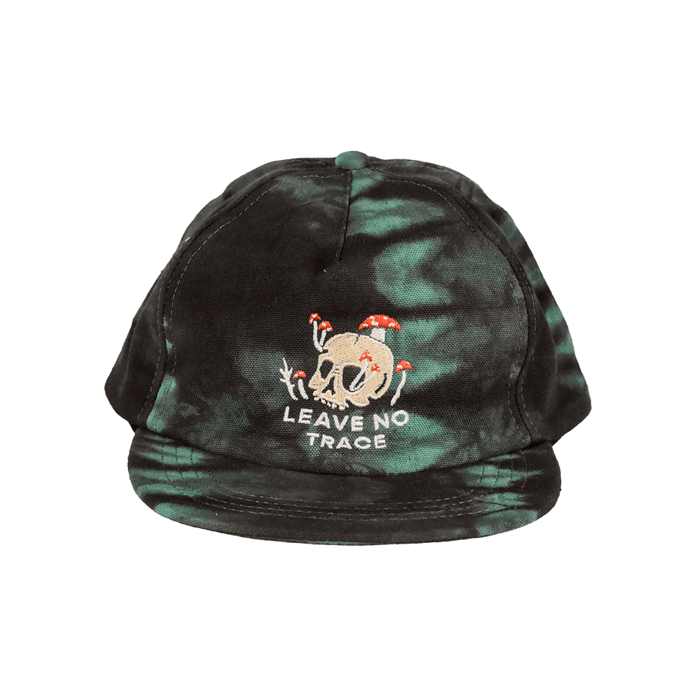 Leave No Trace Shibori Strapback | Green/Black