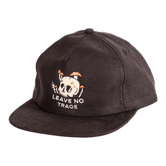 Leave No Trace 100% Hemp Strapback | Black