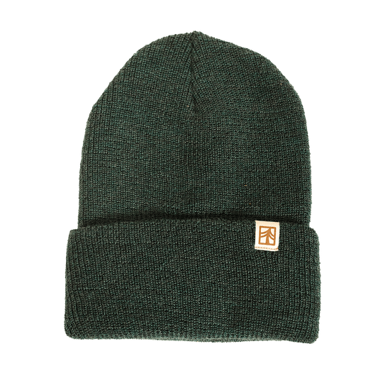 Rustek 100% Merino Wool Watch Cap | Green