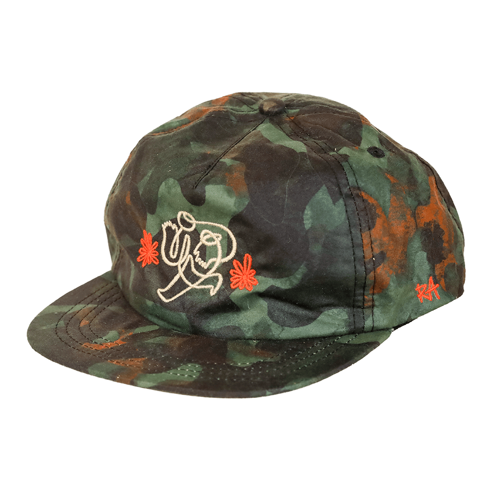 Movin' DryTek Waxed Canvas Strapback | Kelp Camo
