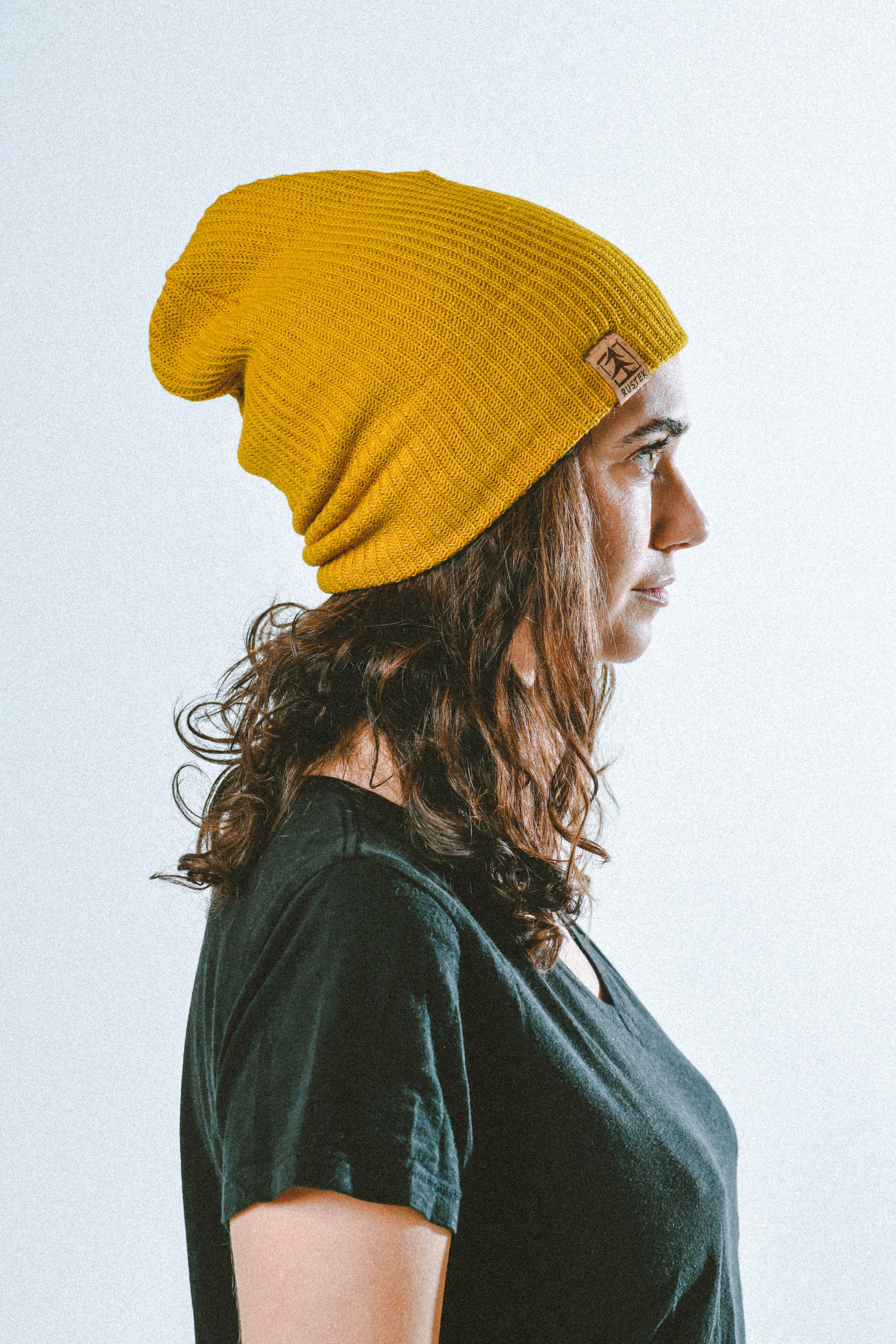 Rustek 100% Organic Cotton Beanie | Eggplant/Peach Tie Dye