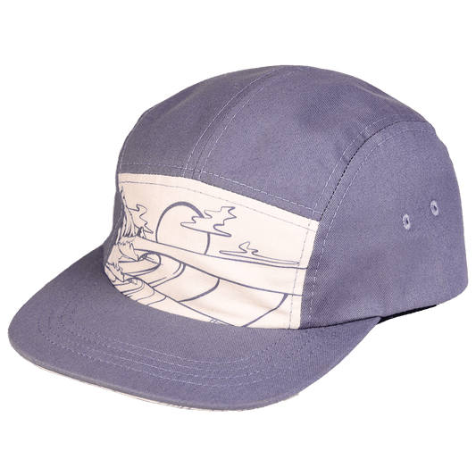 Oswald EcoPrint Cotton Twill Camp Cap