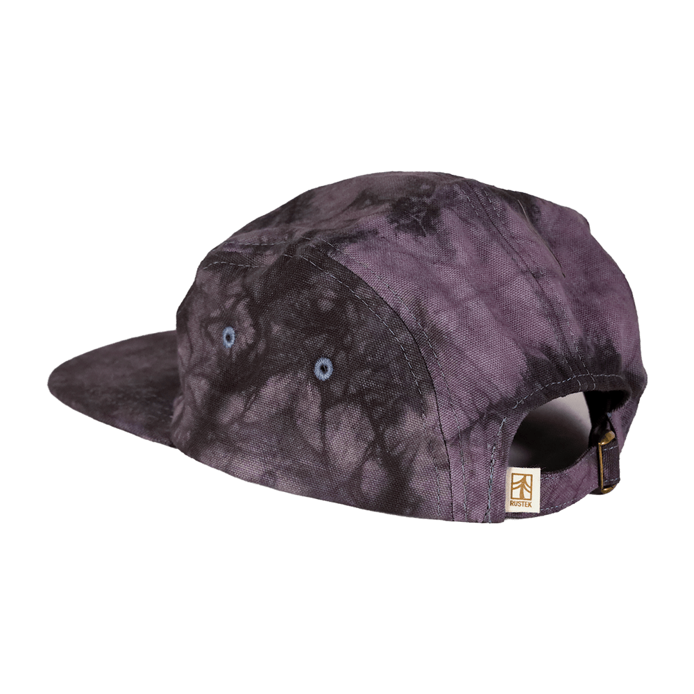 Public Lands Forever Shibori Strapback | Charcoal Purple/Black