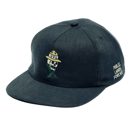 Public Lands Ranger 100% Hemp Strapback | Black