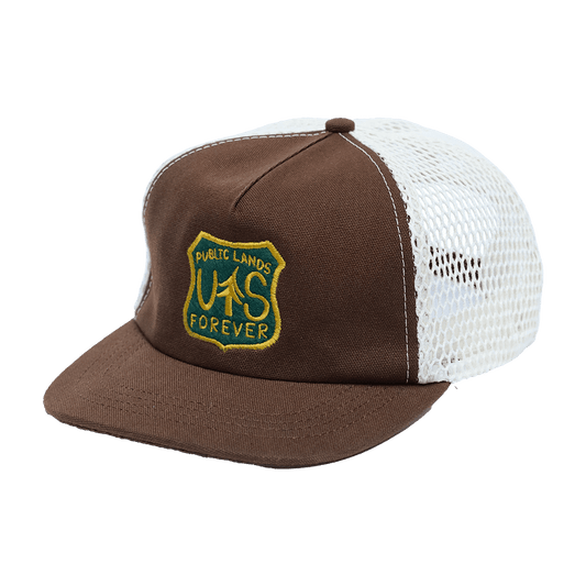 Public Lands Forever Trucker| Brown