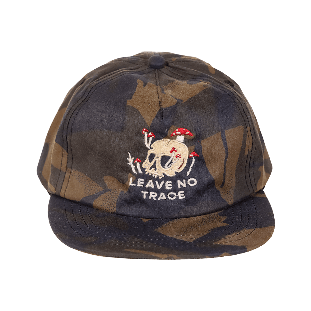 Leave No Trace DryTek Waxed Canvas Strapback | Bark Camo
