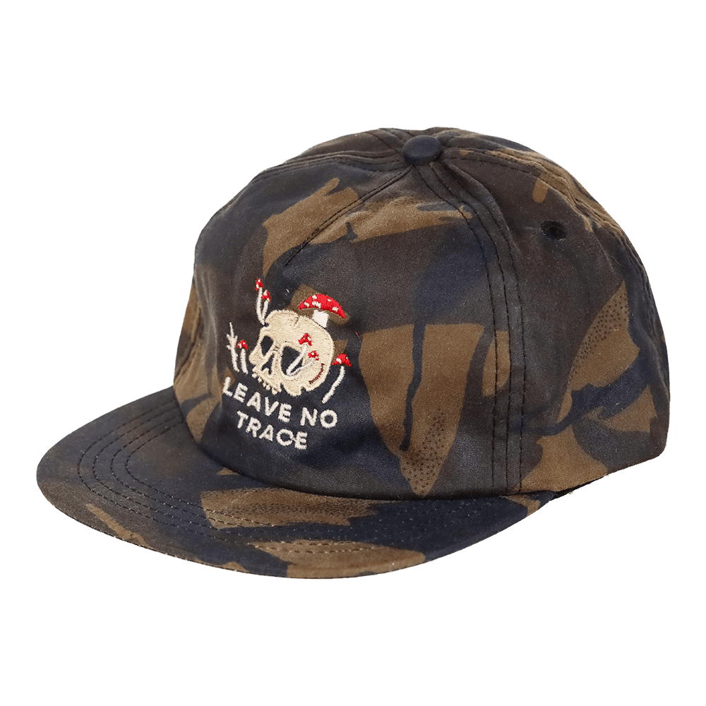 Leave No Trace DryTek Waxed Canvas Strapback | Bark Camo