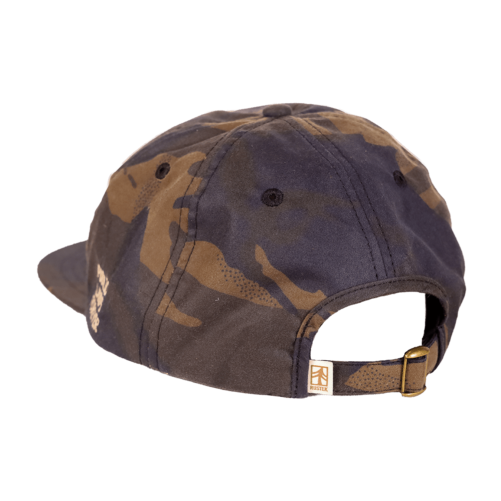 Leave No Trace DryTek Waxed Canvas Strapback | Bark Camo