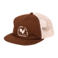 Rustek Farms 100% Organic Cotton Trucker Cap | Brown