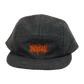 Rustek Heavy Metal 100% Wool Loden Camp Cap | Slate