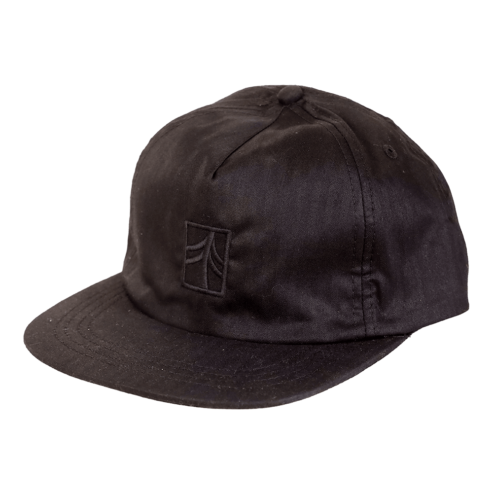 Rustek DryTek Waxed Herringbone Strapback | Black