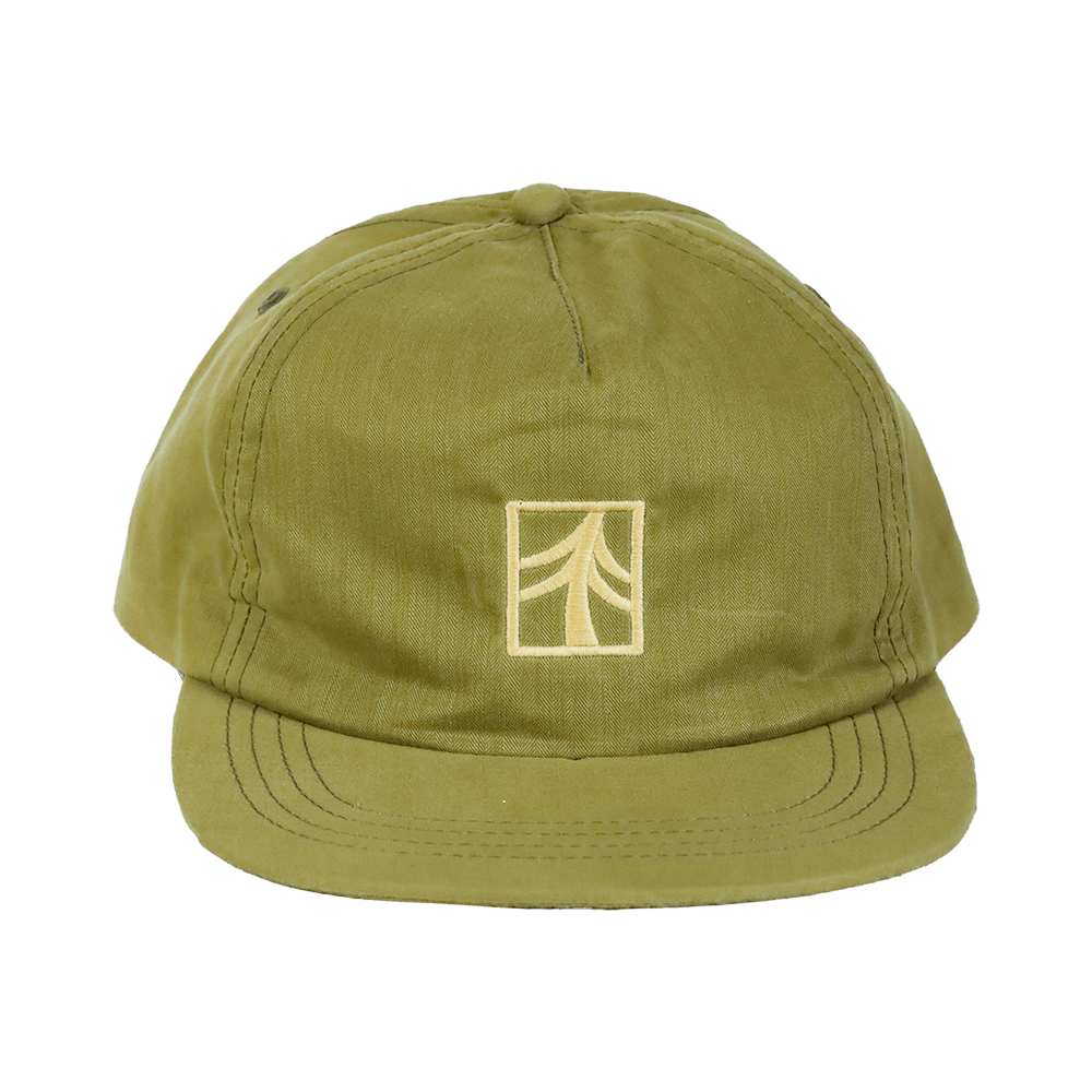 Rustek DryTek Waxed Herringbone Strapback | Seaweed