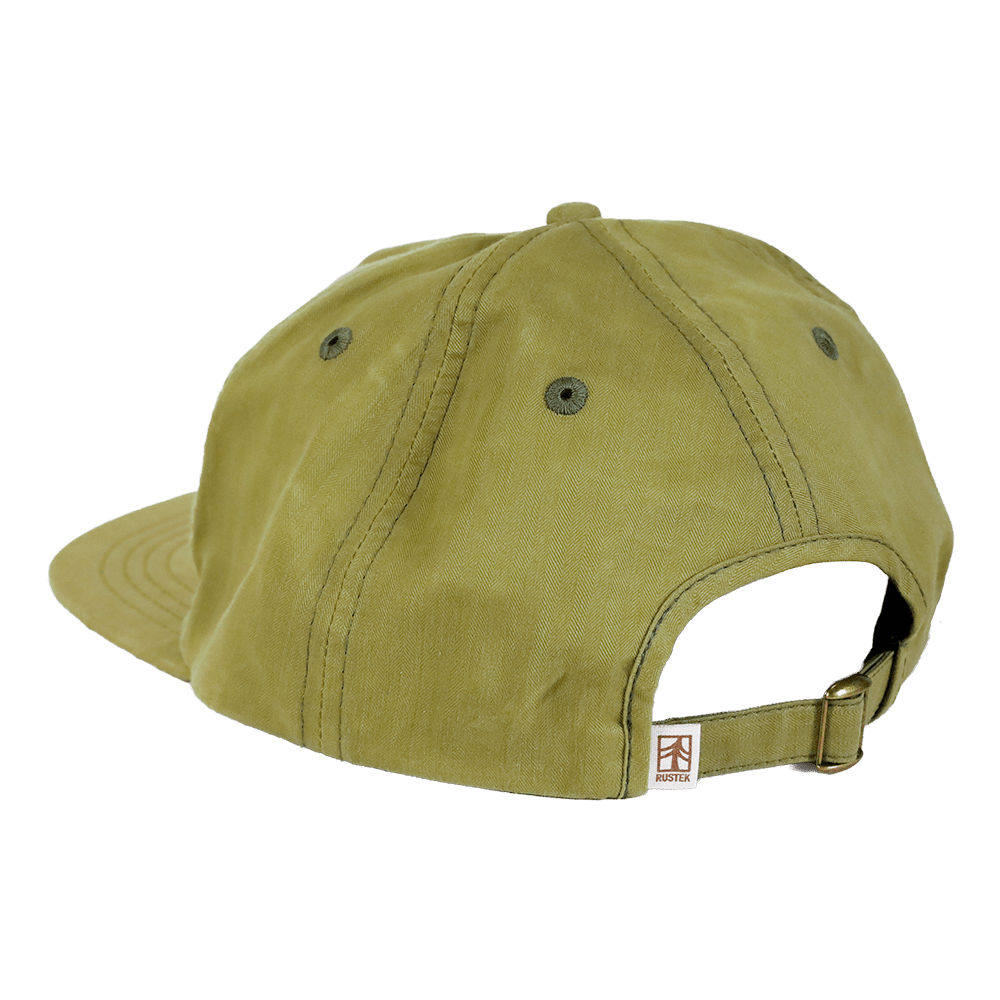 Rustek DryTek Waxed Herringbone Strapback | Seaweed