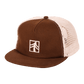 Rustek 100% Organic Cotton Trucker Cap | Brown