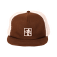 Rustek 100% Organic Cotton Trucker Cap | Brown