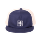 Rustek 100% Organic Cotton Trucker Cap | Navy