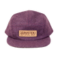 Rustek MFG 100% Wool Loden Camp Cap | Mulberry
