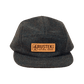 Rustek MFG 100% Wool Loden Camp Cap | Slate