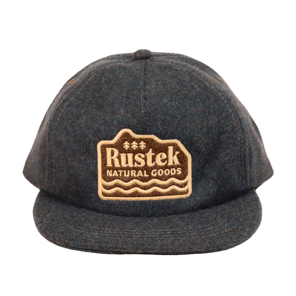 Rustek Natural Goods 100% Wool Loden Strapback | Slate
