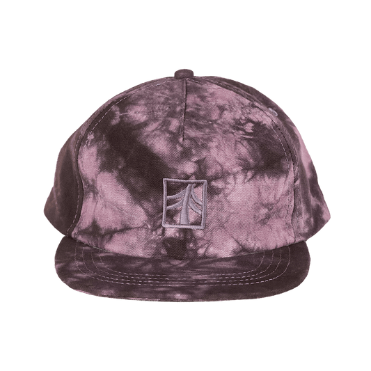 Rustek Shibori Strapback | Charcoal Purple/Black