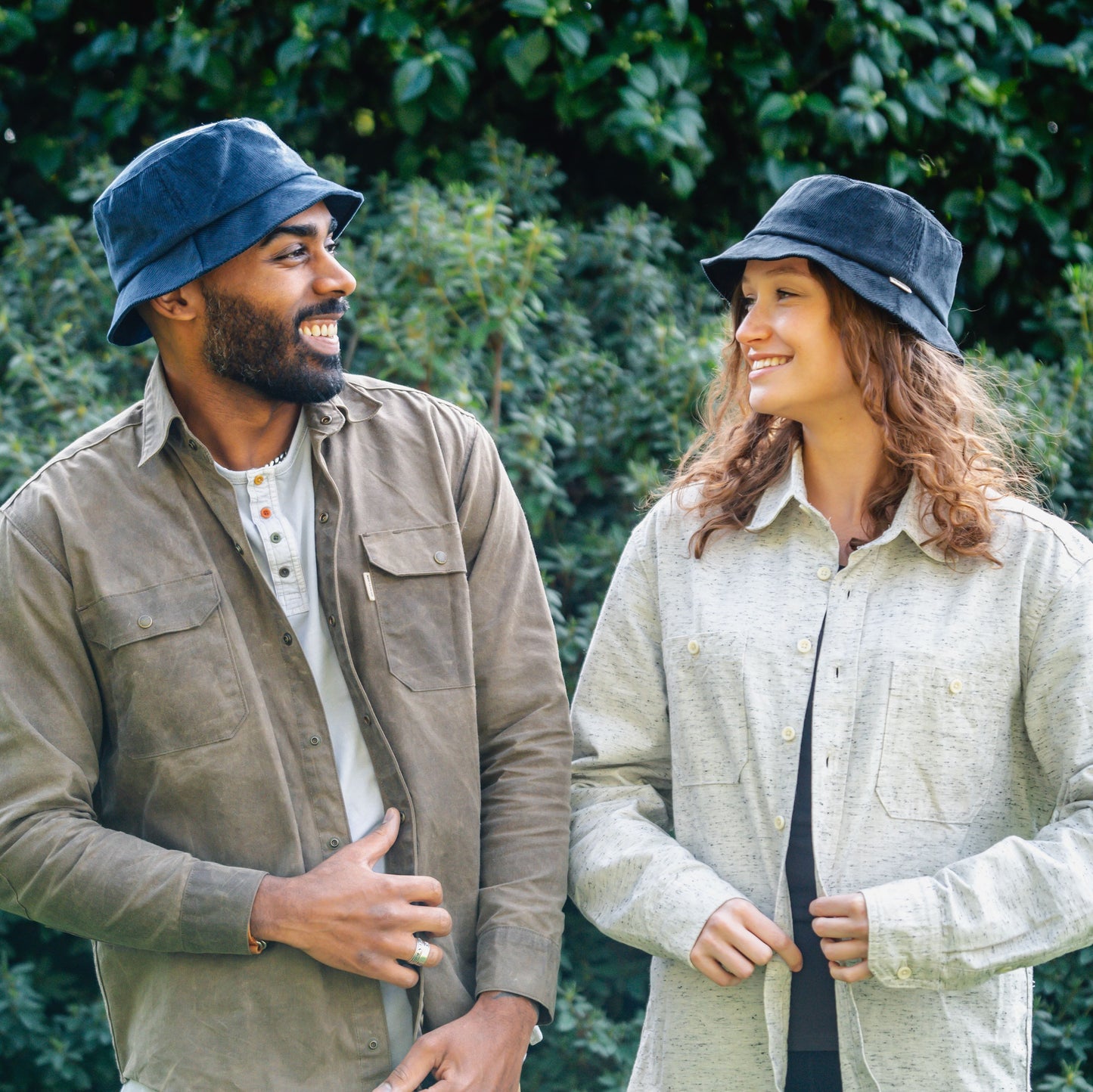 Rockaway Hemp Corduroy Bucket Hat | Blue