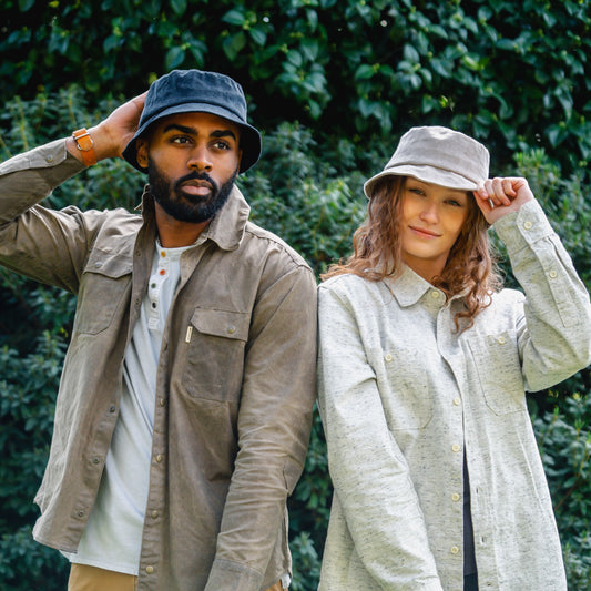 Rockaway Hemp Corduroy Bucket Hat | Black