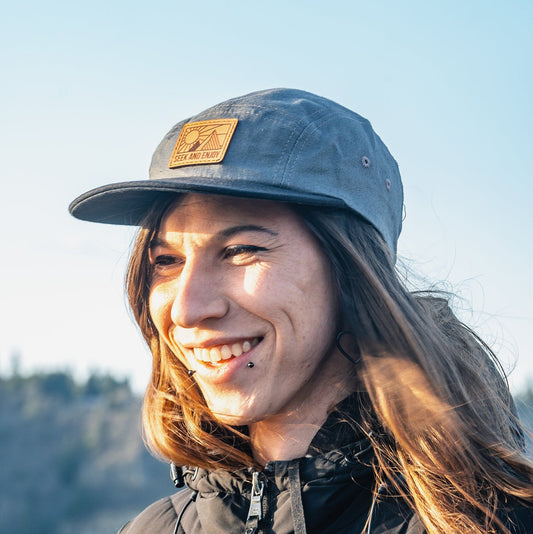 Seek and Enjoy Hemp Camp Cap | Gray