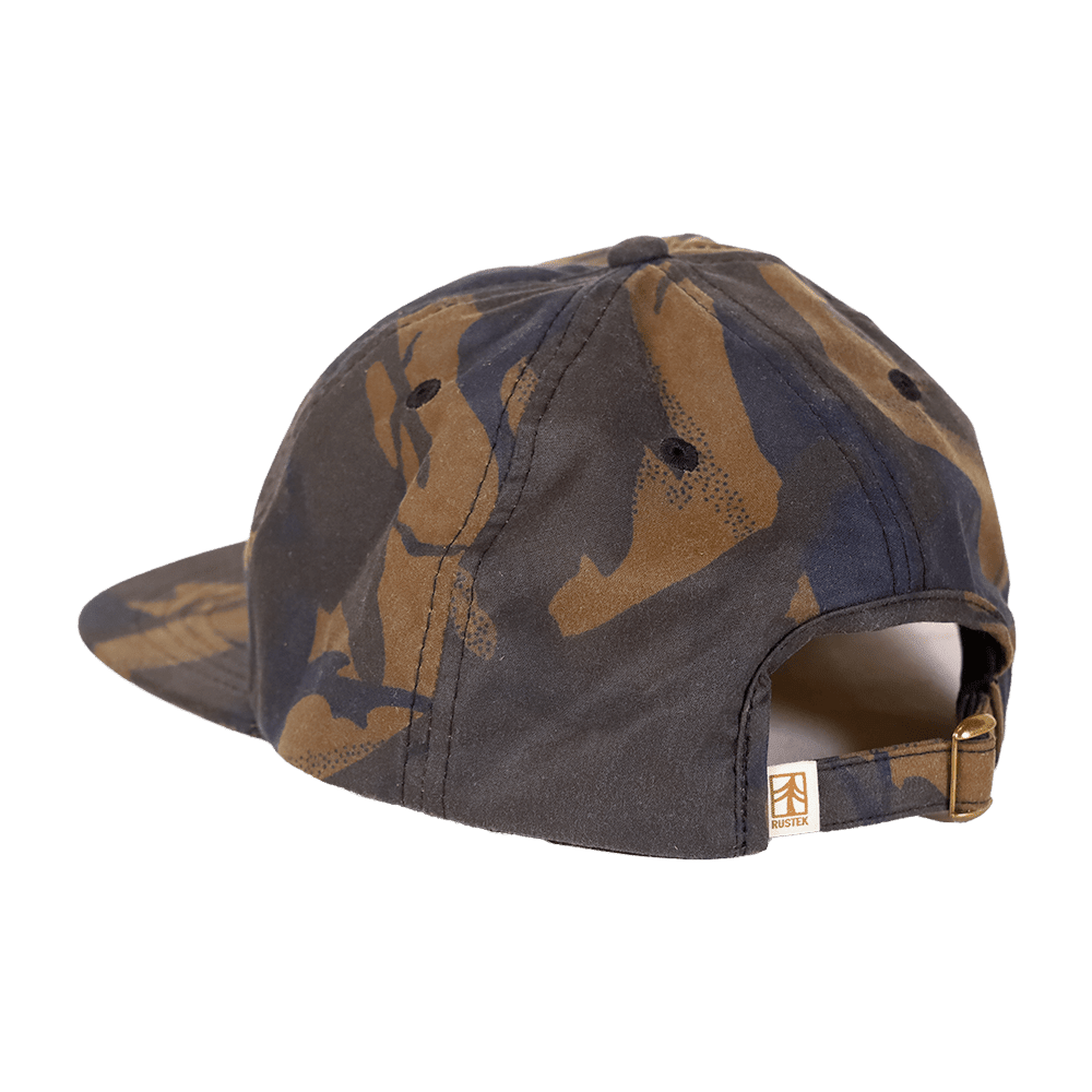 Rustek DryTek Waxed Canvas Strapback | Bark Camo