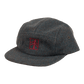 Rustek 100% Wool Loden Camp Cap | Slate