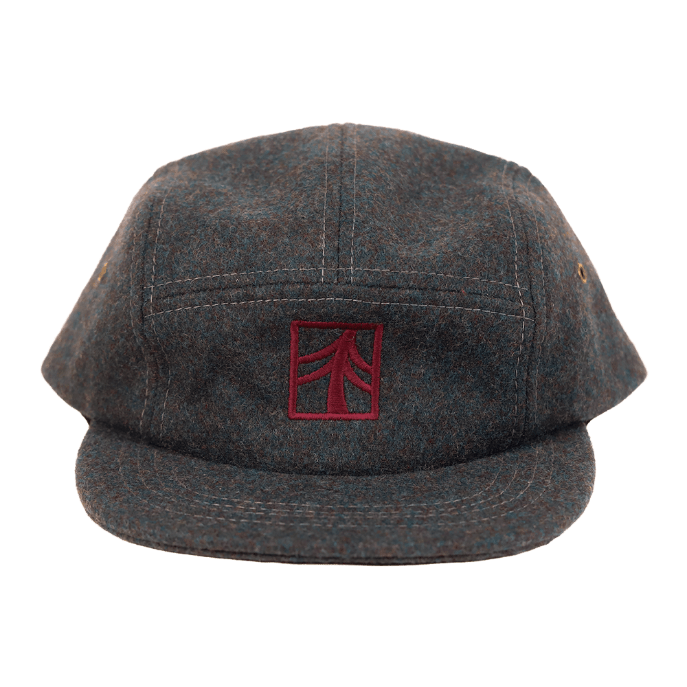 Rustek 100% Wool Loden Camp Cap | Slate