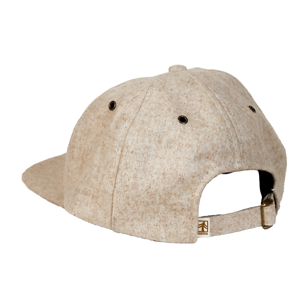 Rustek Farms 100% Wool Loden Strapback | Oatmeal