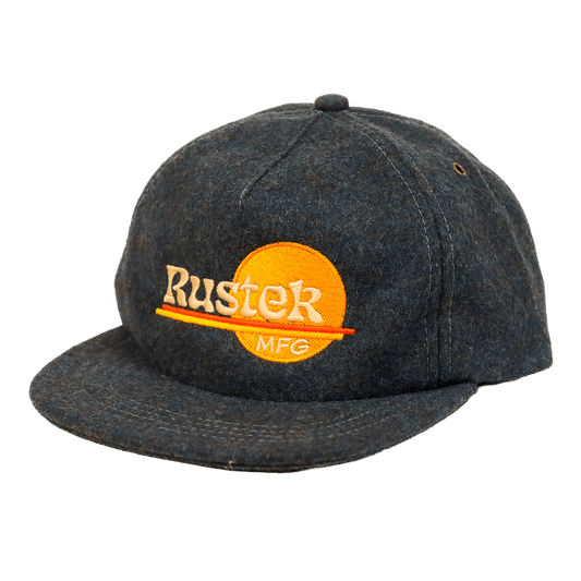 Rustek MFG 100% Wool Loden Strapback | Slate