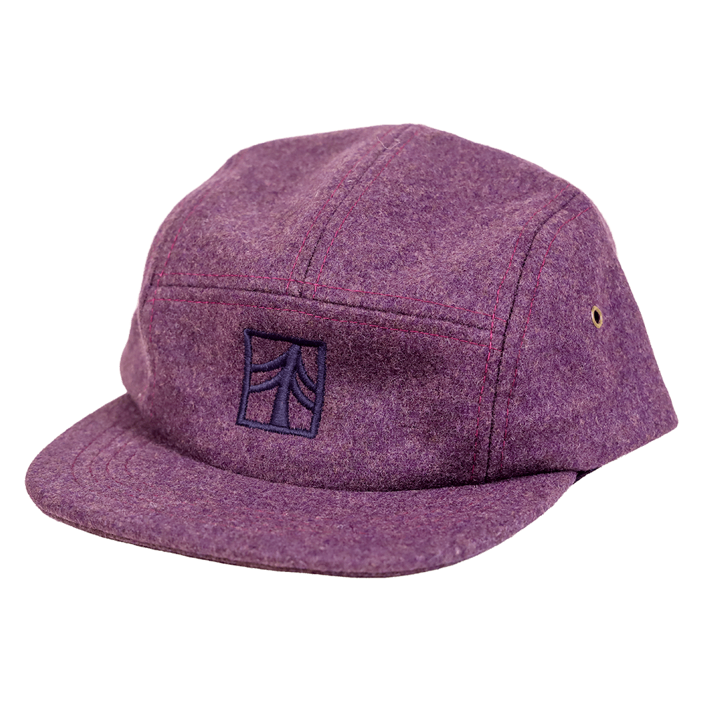 Rustek 100% Wool Loden Camp Cap | Mulberry