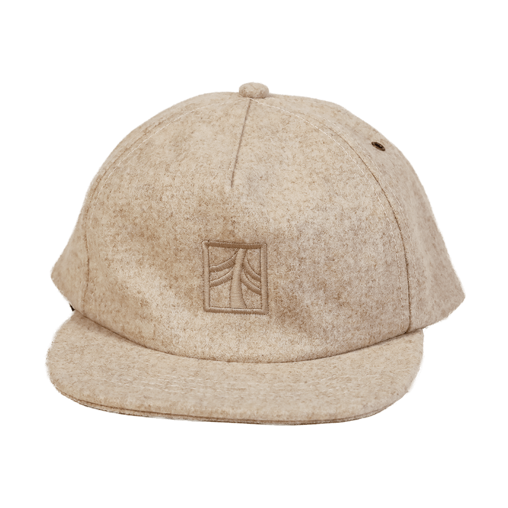 Rustek 100% Wool Loden Strapback | Oatmeal