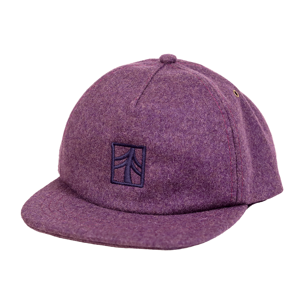 Rustek 100% Wool Loden Strapback | Mulberry