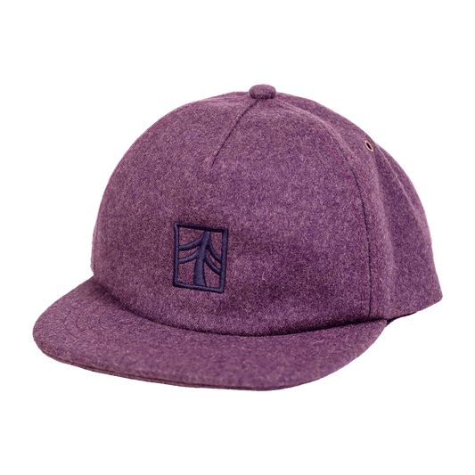 Rustek 100% Wool Loden Strapback | Mulberry