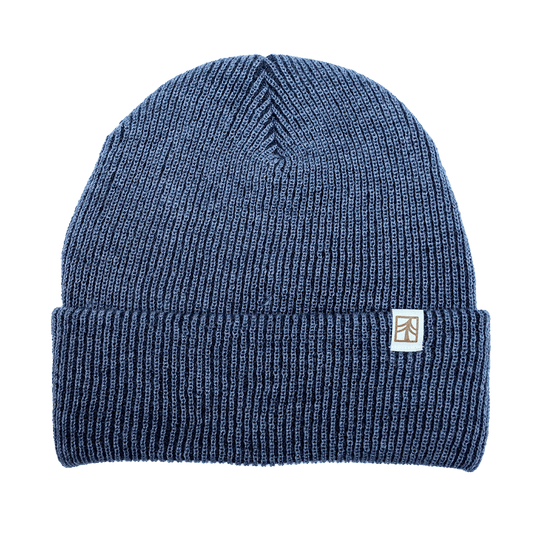 Rustek 100% Merino Wool Watch Cap | Charcoal/Black Stripe