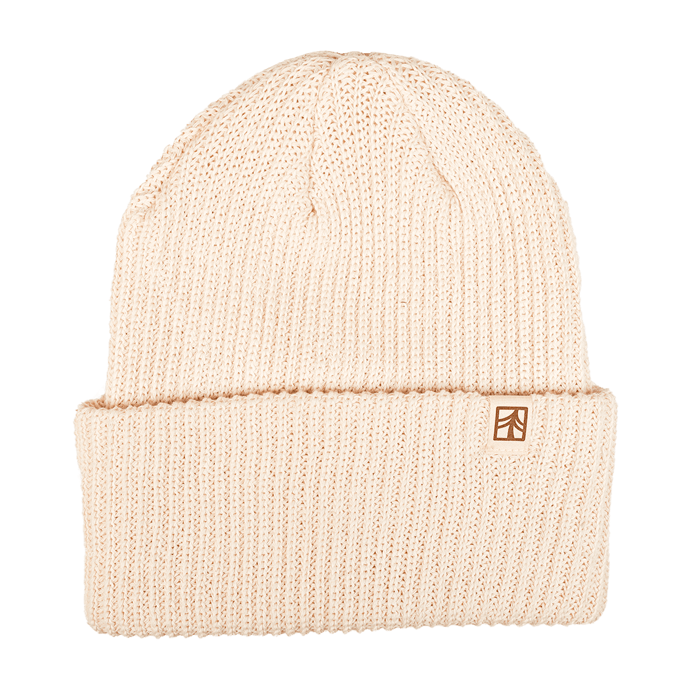 Rustek 100% Organic Cotton Beanie | Natural