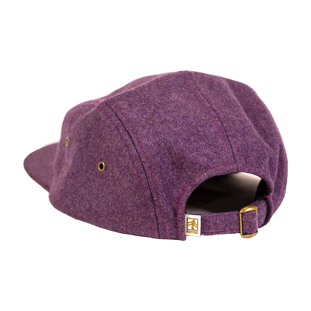 Rustek Heavy Metal 100% Wool Loden Camp Cap | Mulberry