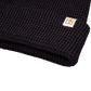 Rustek 100% Merino Wool Waffle Beanie | Black