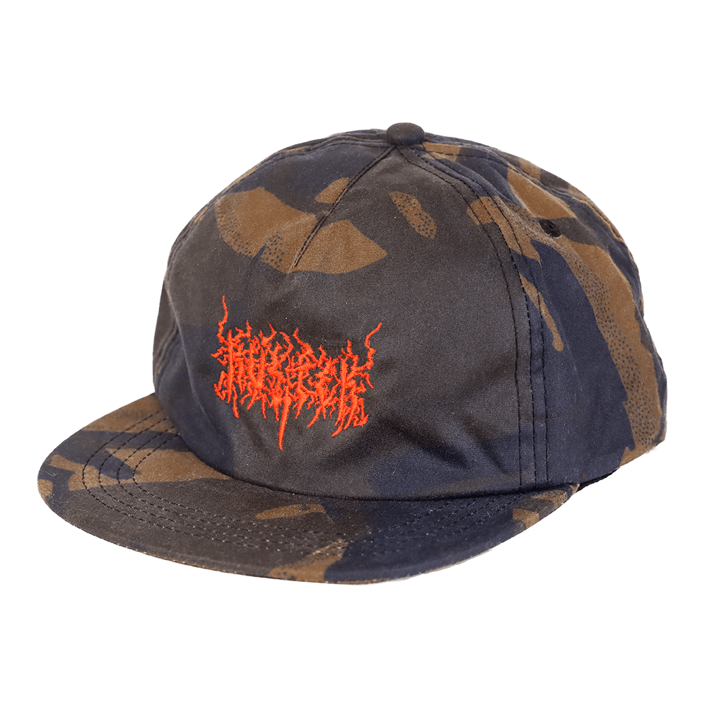 Heavy Metal DryTek Waxed Canvas Strapback | Bark Camo