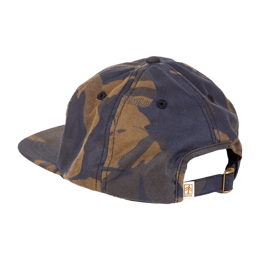 Heavy Metal DryTek Waxed Canvas Strapback | Bark Camo