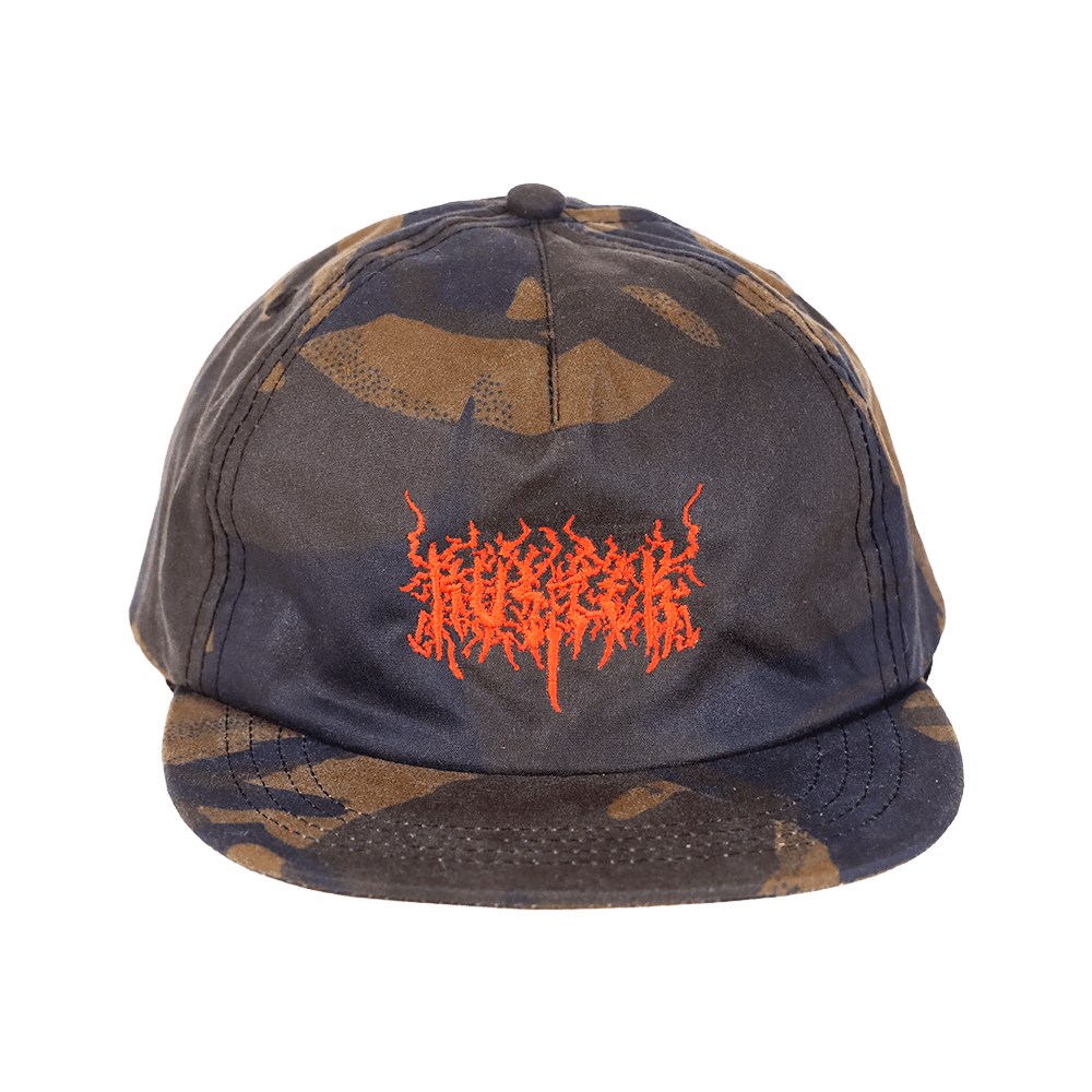 Heavy Metal DryTek Waxed Canvas Strapback | Bark Camo