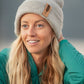 Doug Fir 100% Merino Wool + Cork Beanie | Heather