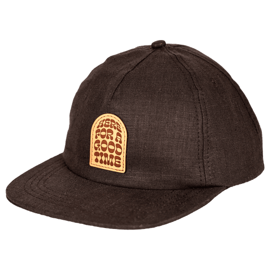 Good Times 100% Hemp Strapback | Black