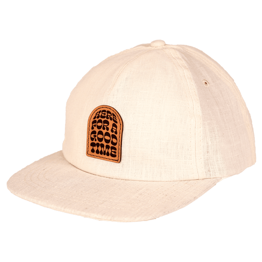 Good Times 100% Hemp Strapback | Natural