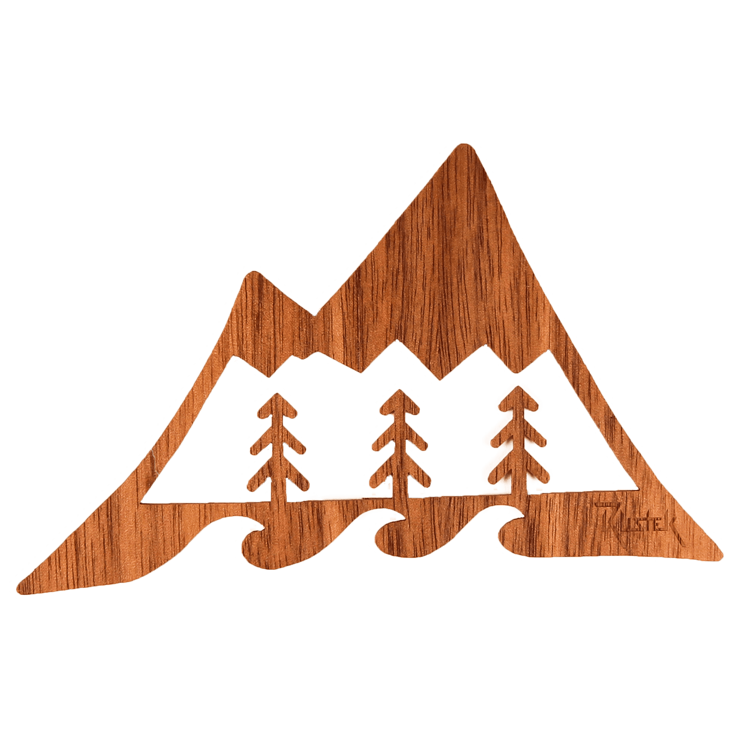 Great Outdoors Wood Sticker - Rustek